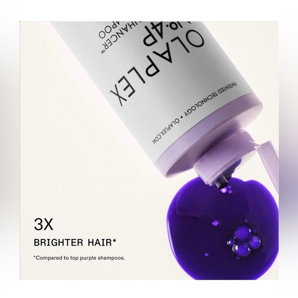 Olaplex Purple Shampoo No.4P Blonde Enhancer Toning Shampoo 250 mL - Picture 6 of 8